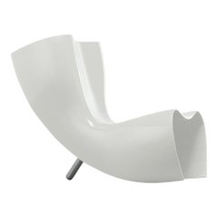 Marc Newson Felt-Sessel aus Fiberglasschale mit glänzender Oberfläche für Cappellini