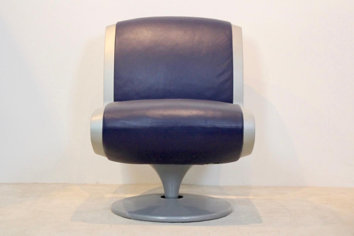 Italian Marc Newson ‘Gluon’ Swivel Chair by Moroso, Italy