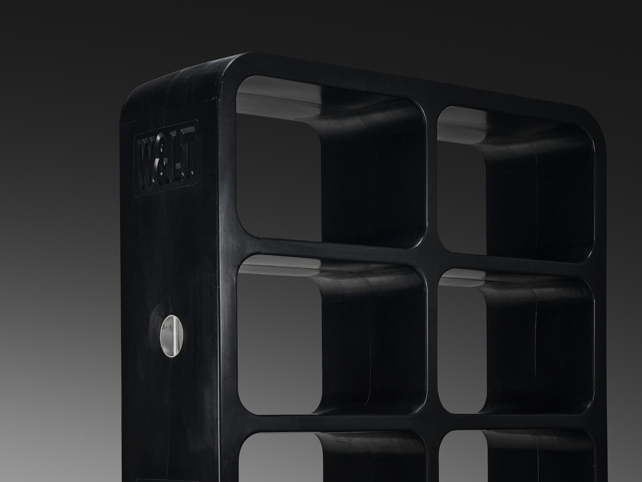 Postmoderno Contenitore 'Kiss the Future' di Marc Newson in polipropilene stampato nero in vendita