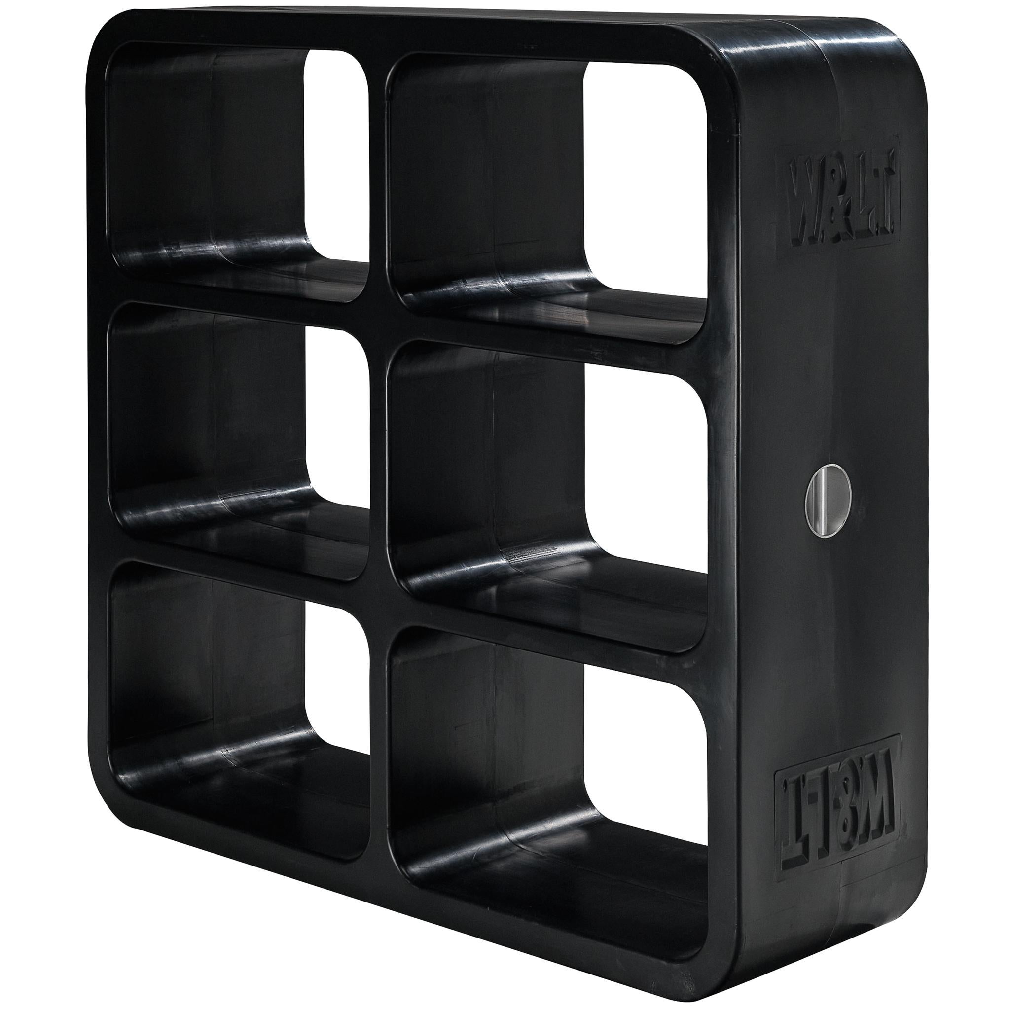 Marc Newson 'Kiss the Future' Storage Unit in Black Molded Polypropylene  For Sale