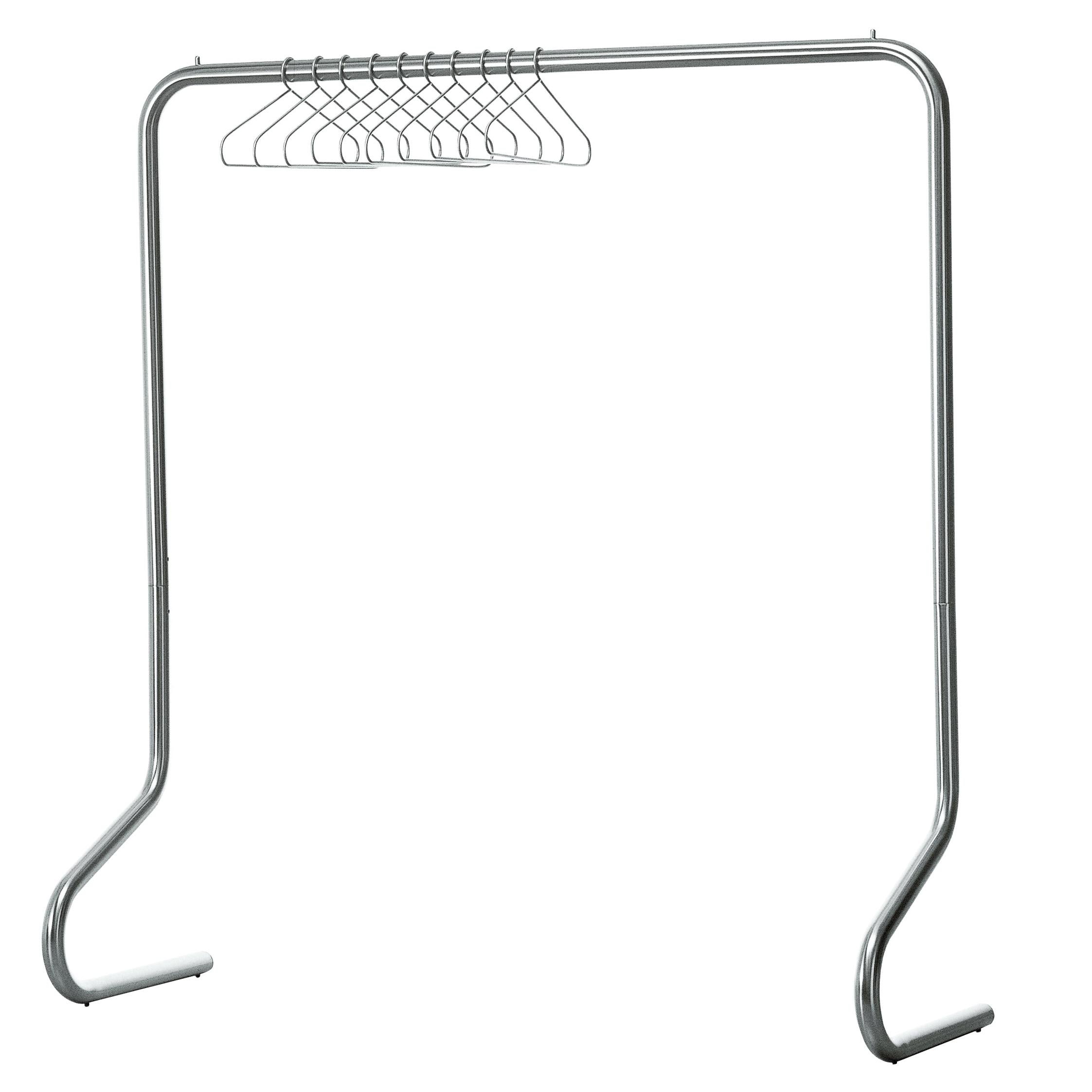 Marc Newson Large Hangman Clothing Rack in Stainless Steel for Cappellini For Sale