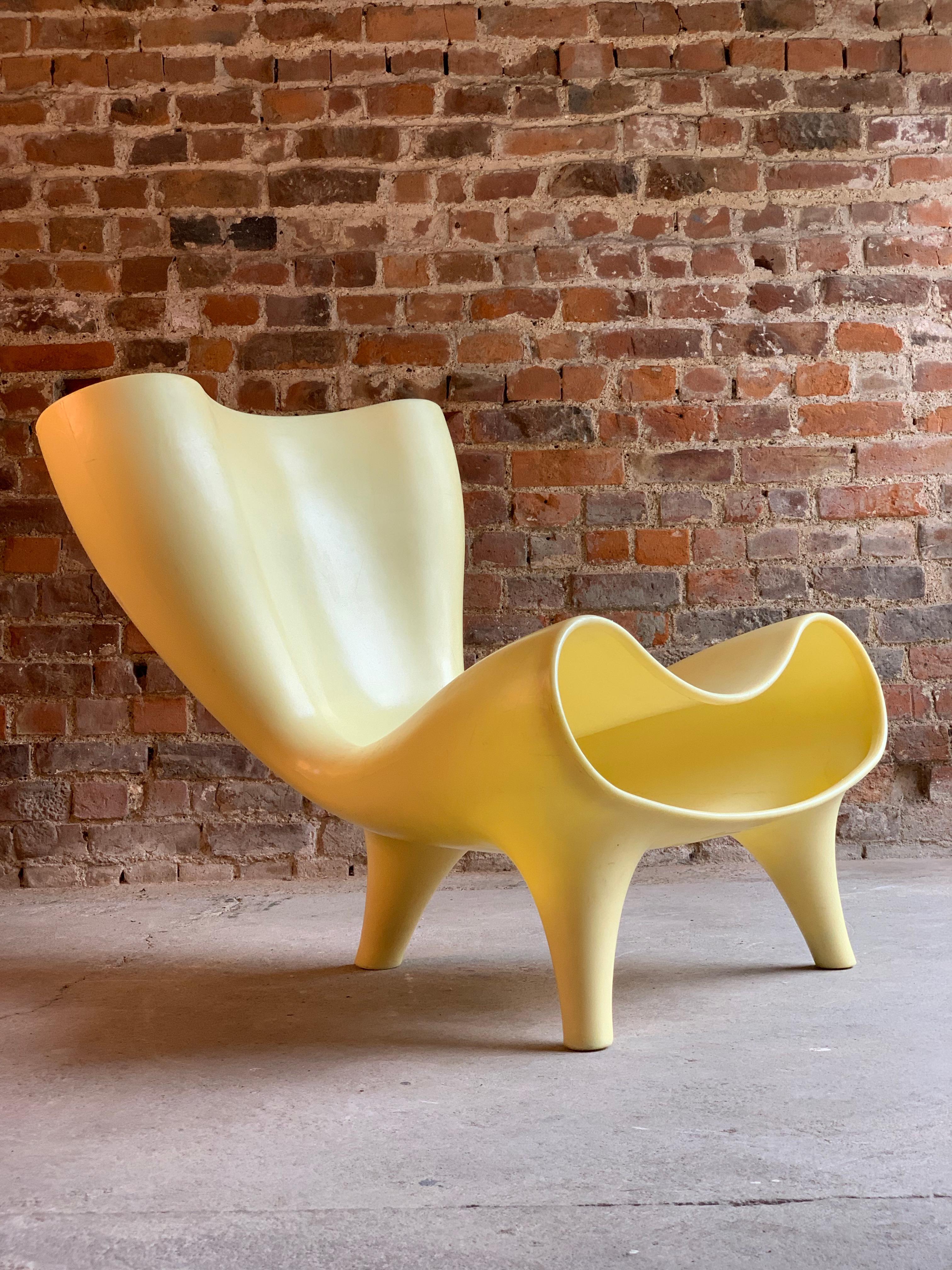 Marc Newson Orgone chair, circa 1993

Rare Orgone chair by Marc Newson, circa 1993 finished in ivory, the Orgone chair was designed in 1993 by Marc Newson. The original design comes from a series of limited edition aluminum furniture designed by