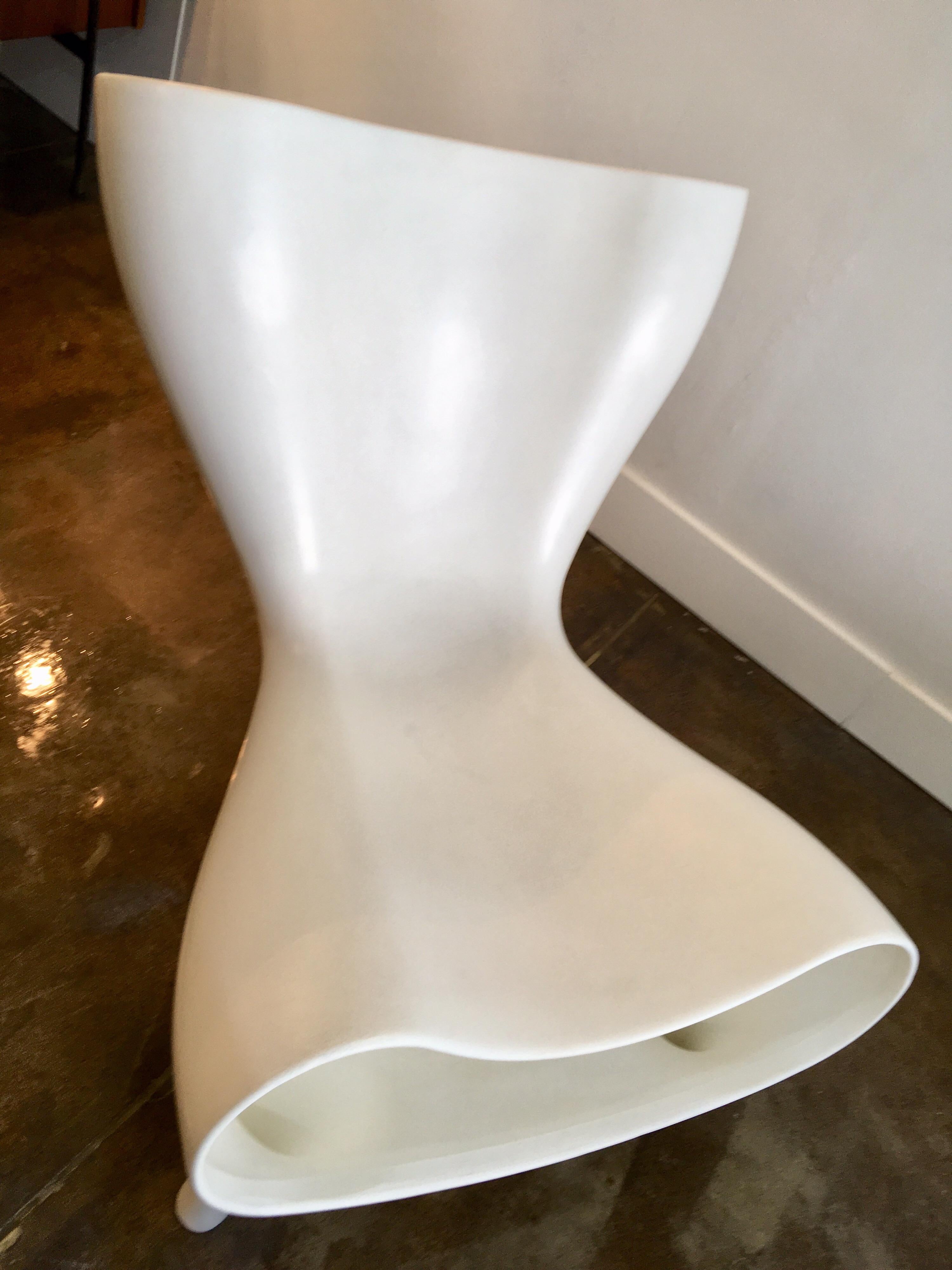 Marc Newson Orgone chair for Cassina, 1998. A sculptural work of art, this chair is a unique chair is a real collector's item.

Presents in very good original condition with minor wear commensurate with age (can provide extra images if