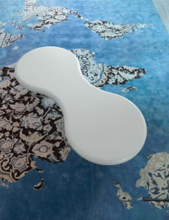 Marc Newson Orgone Table in White Fiberglass and Poplar for Cappellini