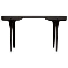 Marc Newson Riga Table in Anthracite Matte Lacquered Woods for Cappellini