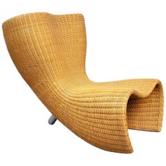 Marc Newson Chaise en feutre d'osier