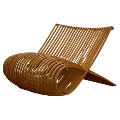 Vintage Marc Newson "Wooden" lounge chair for Cappellini, Italy, 1988