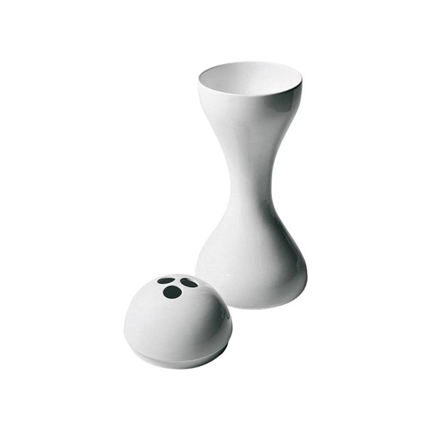 Marc Newson's Newson Vase in Polish White Ceramic for Cappellini For Sale  at 1stDibs