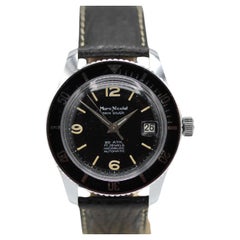 Marc Nicolet Skin Diver 34-313 - Plongeur vintage des années 1960 - 37/38mm