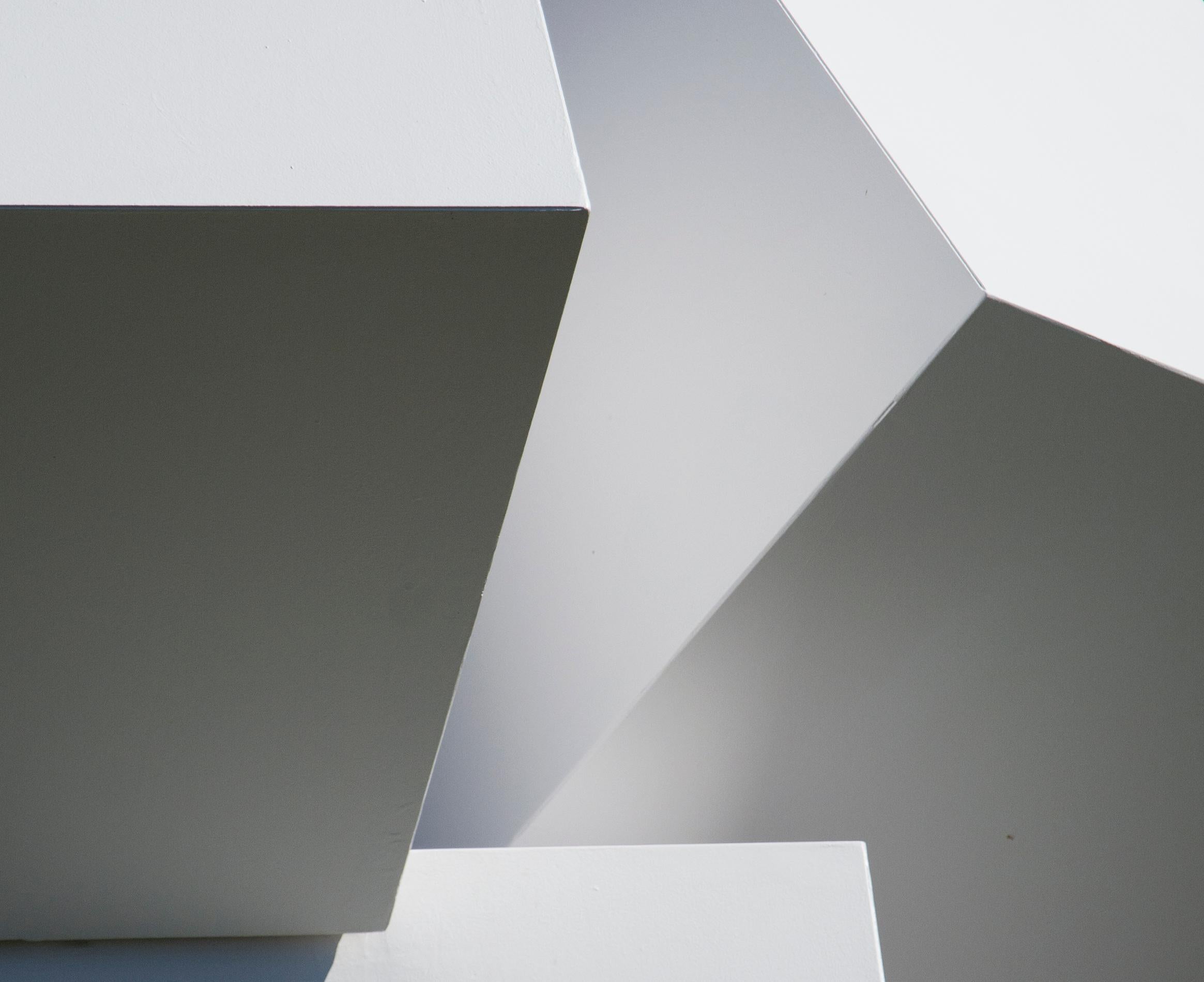 Chutes des Cubes (eau blanche), (commission) - sculpture abstraite, extérieure en vente 5