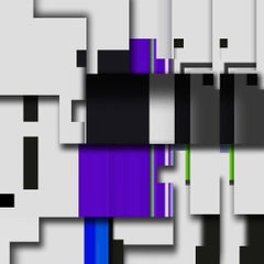 V-MD X 36 Oil Painting on Canvas Digital Design Abstract Art In Stock