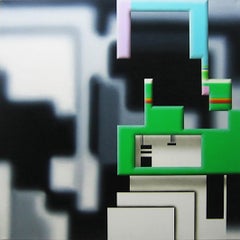 V-MD X 53 Pintura al óleo sobre lienzo Diseño digital Arte abstracto En Stock