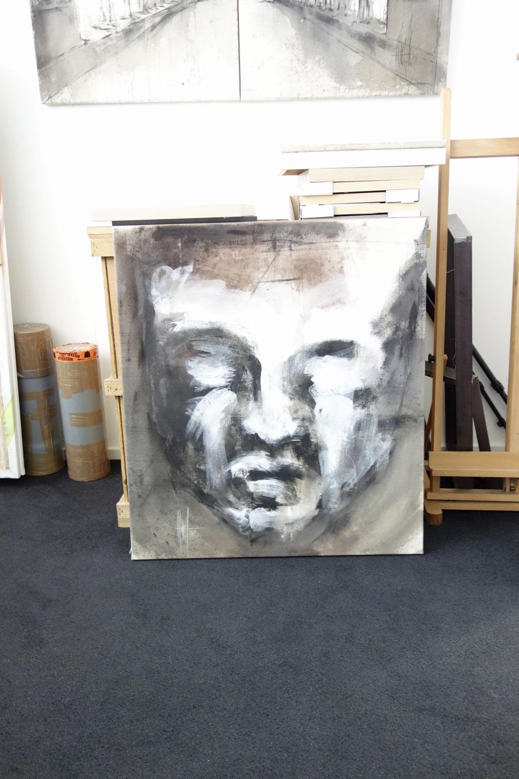 Marc Prat: painting: Meditation II For Sale 2