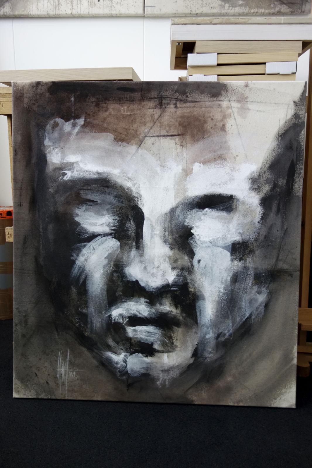Marc Prat: painting: Meditation II For Sale 3