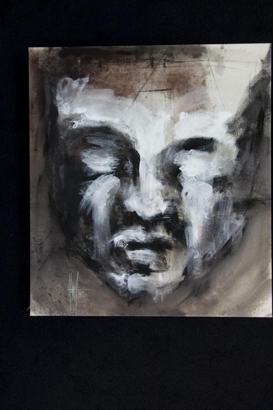Marc Prat: painting: Meditation II For Sale 4