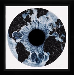 Marc Quinn, 'Iris' with Diamond Dust, Blue/Black, 2019
