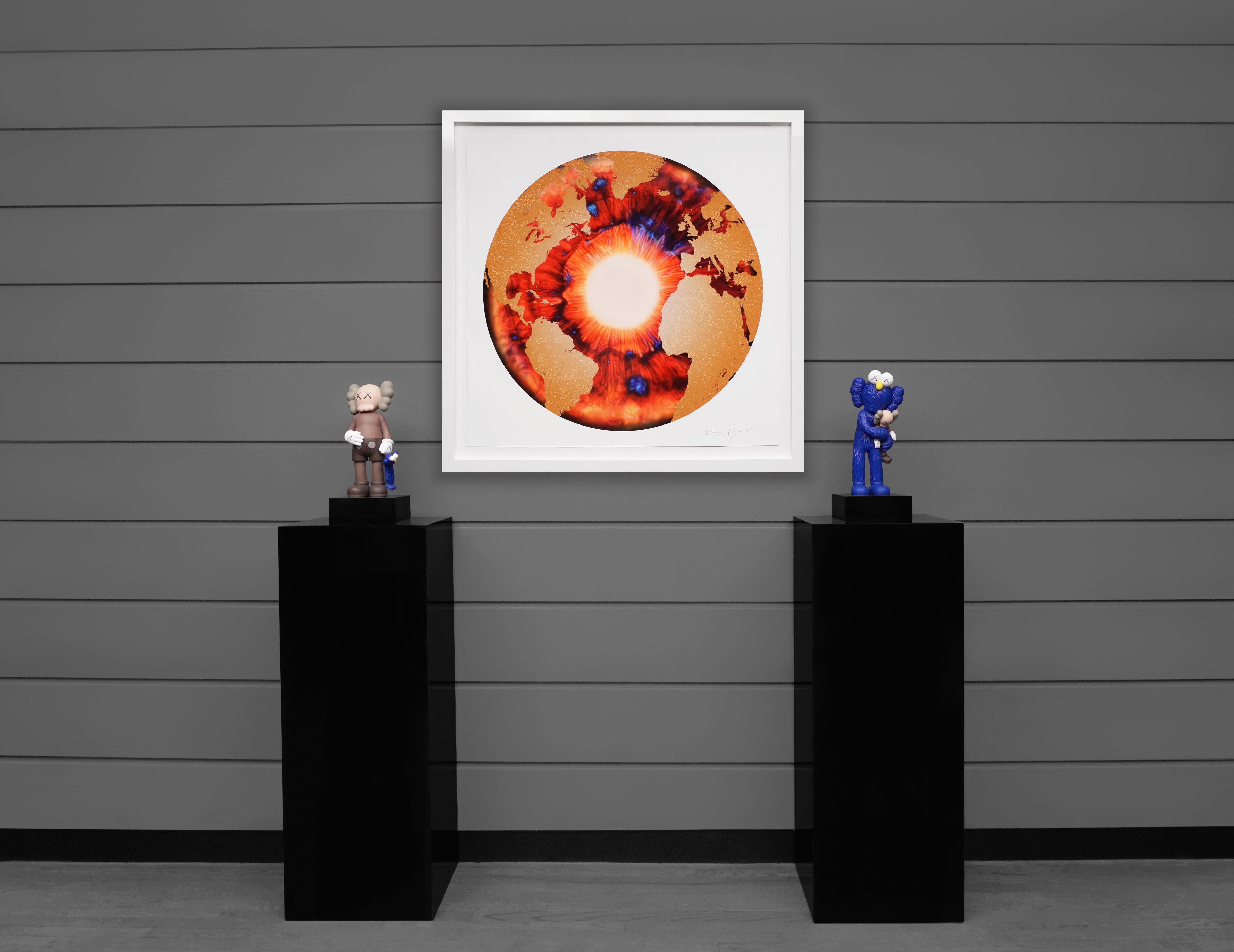 Marc Quinn, 'Iris' with Diamond Dust, Red/Gold, 2020 9