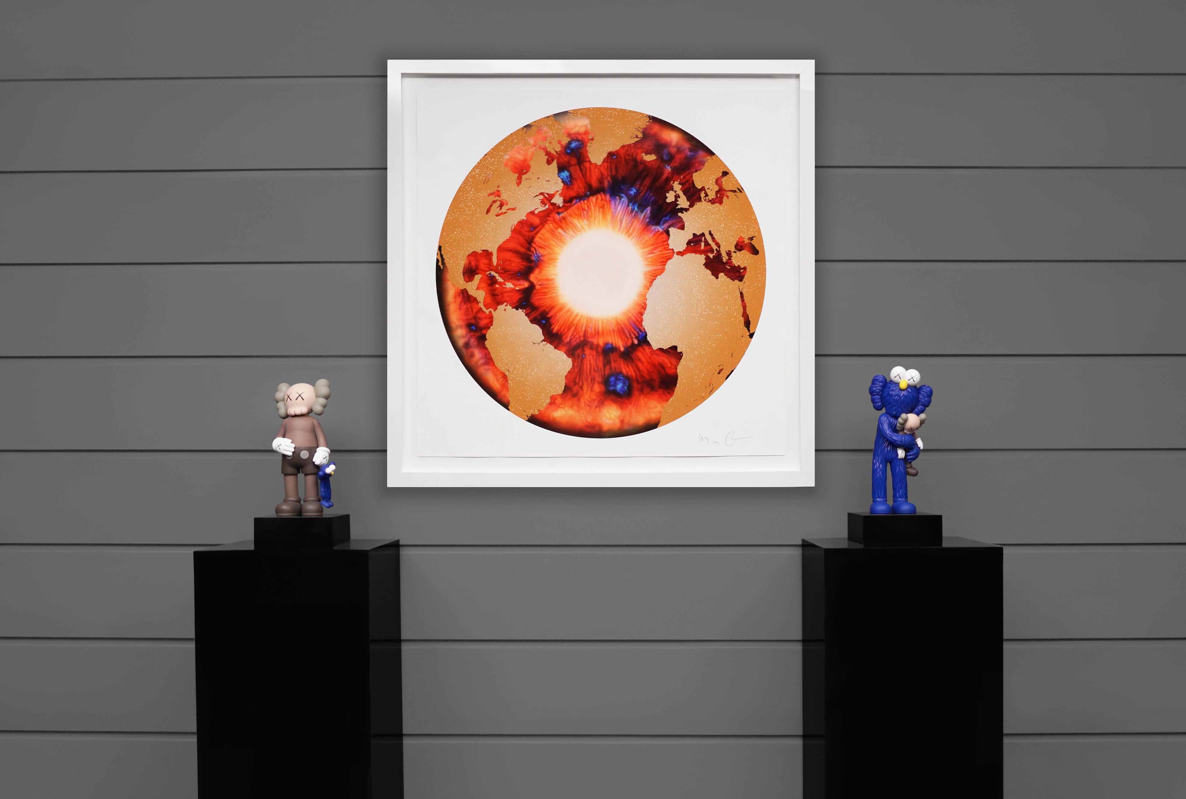 Marc Quinn, 'Iris' with Diamond Dust, Red/Gold, 2020 2