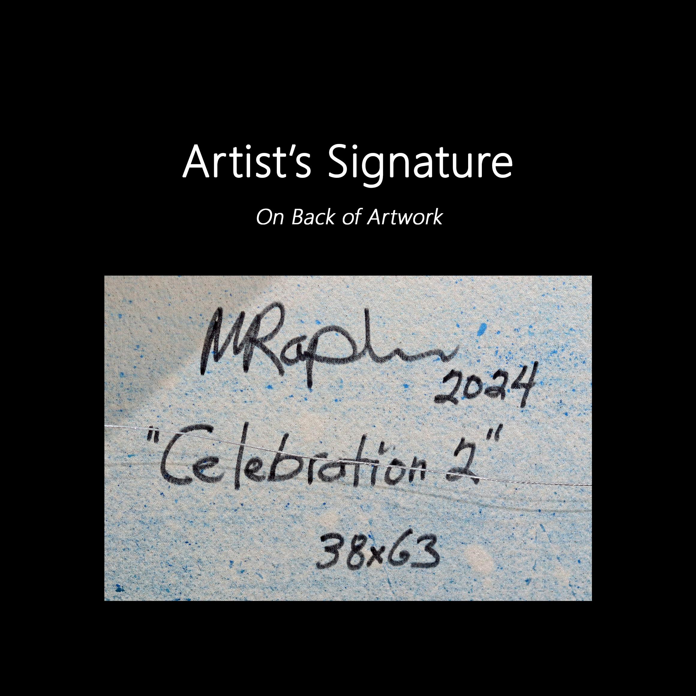 Celebration 2 – Abstrakte expressionistische Landschaft, Originalgemälde auf Leinwand im Angebot 6