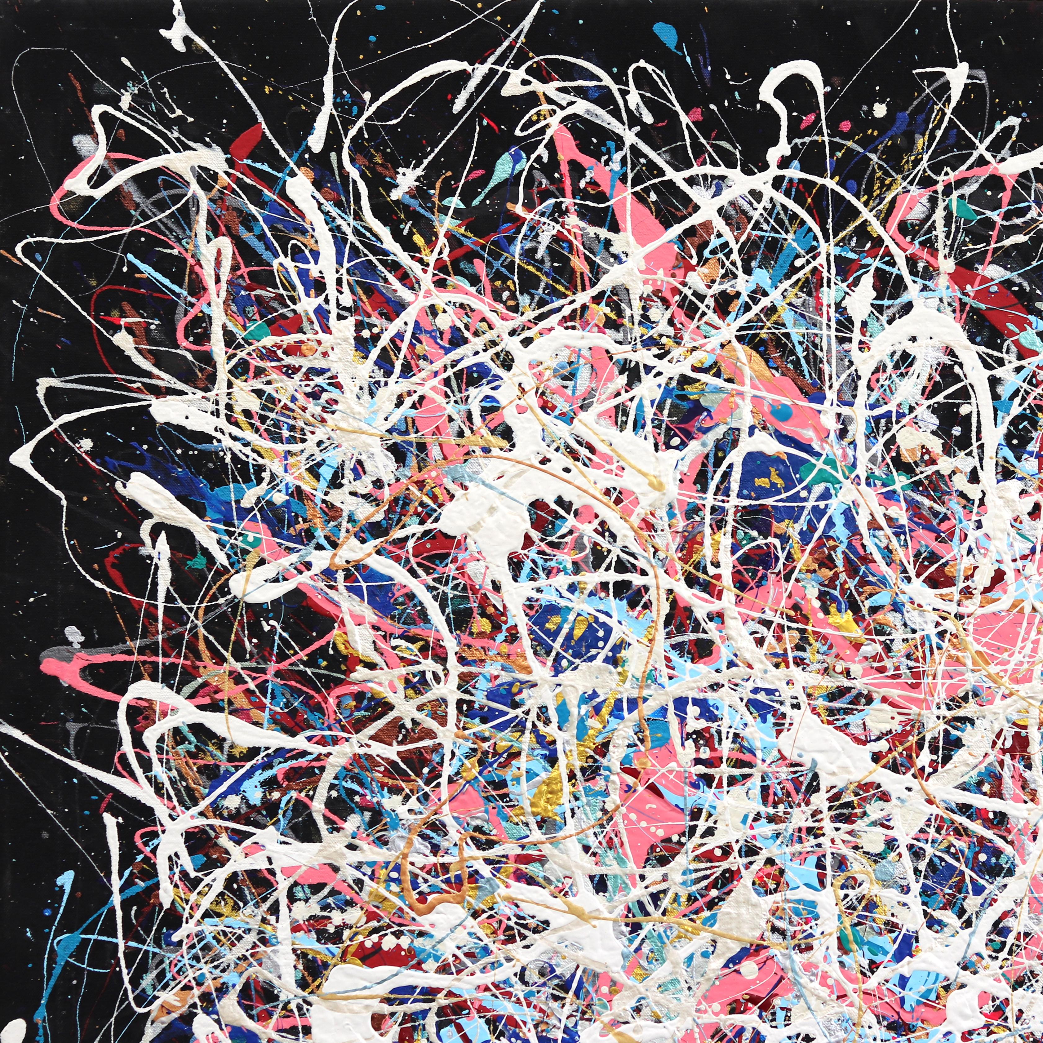 Los Angeles artist Marc Raphael's abstract expressionism paintings are influenced by New York's abstract expressionist movement. After encountering Jackson Pollock’s work for the first time in the 90s, Raphael was enraptured by the scale, energy,