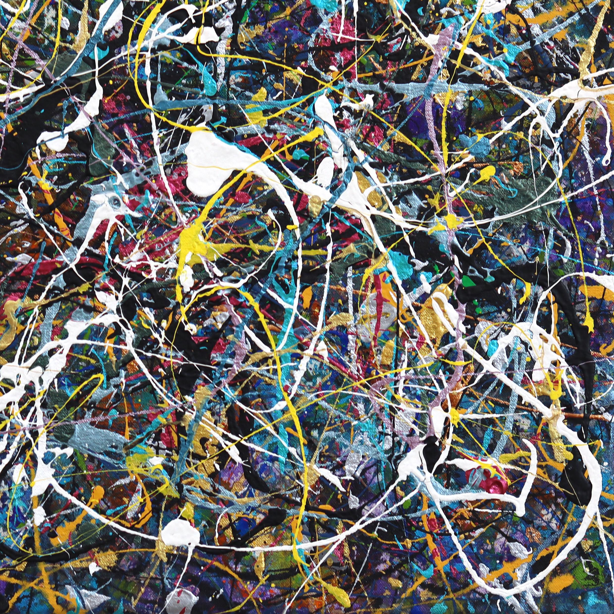 Los Angeles artist Marc Raphael's abstract expressionism paintings are influenced by New York's abstract expressionist movement. After encountering Jackson Pollock’s work for the first time in the 90s, Raphael was enraptured by the scale, energy,