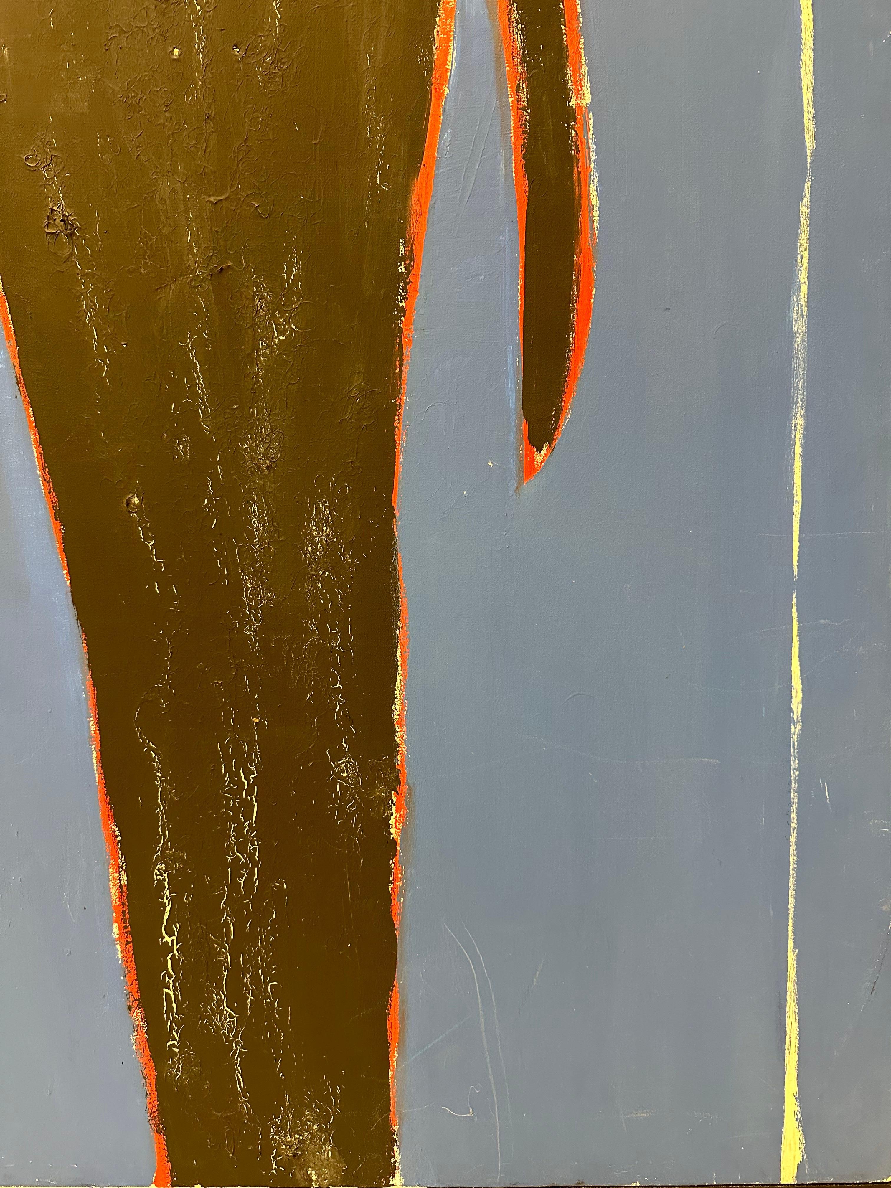 Grackel - Animal Painting Blu di Marc Rawls