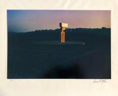 Vintage Color Photograph Kadishman Sculpture Jerusalem Museum Marc Riboud Photo