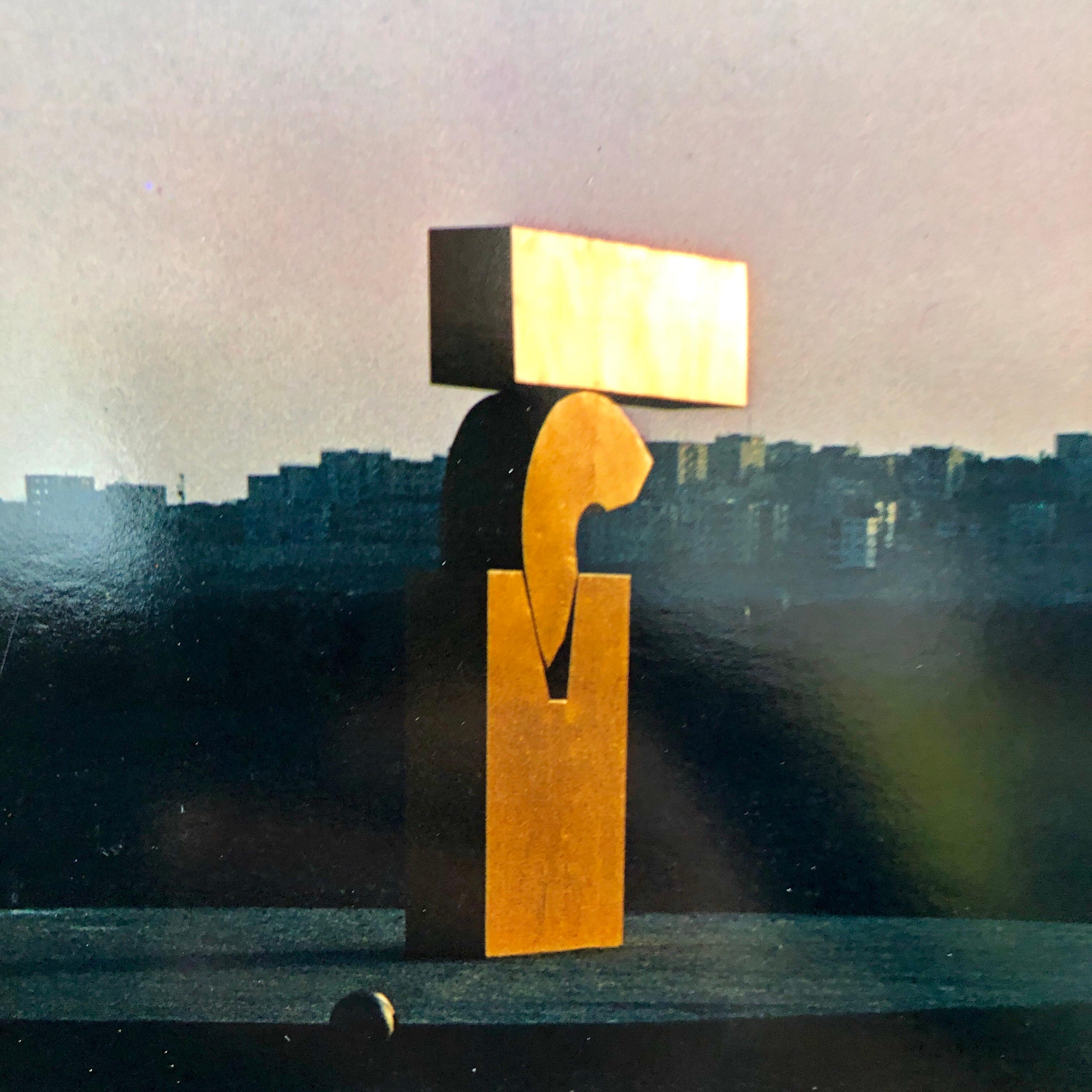 Vintage Color Photograph Kadishman Sculpture Jerusalem Museum Marc Riboud Photo For Sale 3