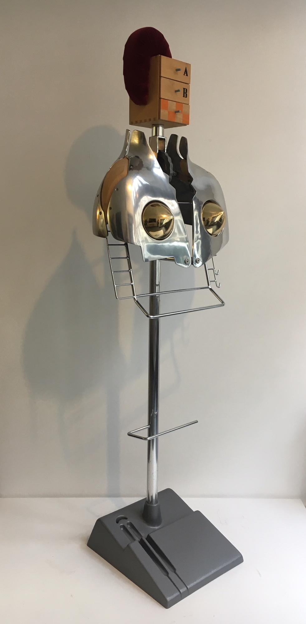 An eye-catching, sculptural valet stand designed by Marc Sadler, manufactured by Boffi in Italy, circa 1990. 

This model is named 