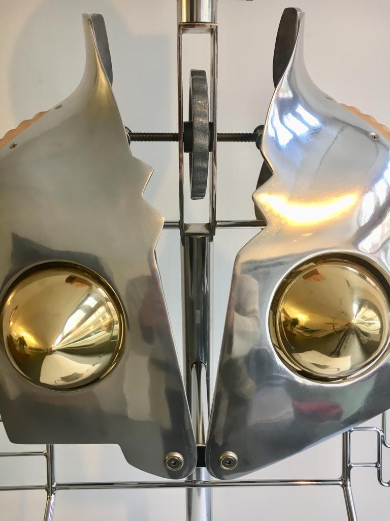 Brass Marc Sadler ‘Gaston’ Dressboy or Valet Stand for Boffi, Italy, 1990