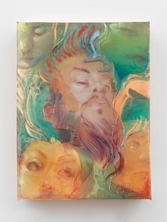 "Sogno americano" (2017) di Marc Scheff, pittura in resina a strati a tecnica mista