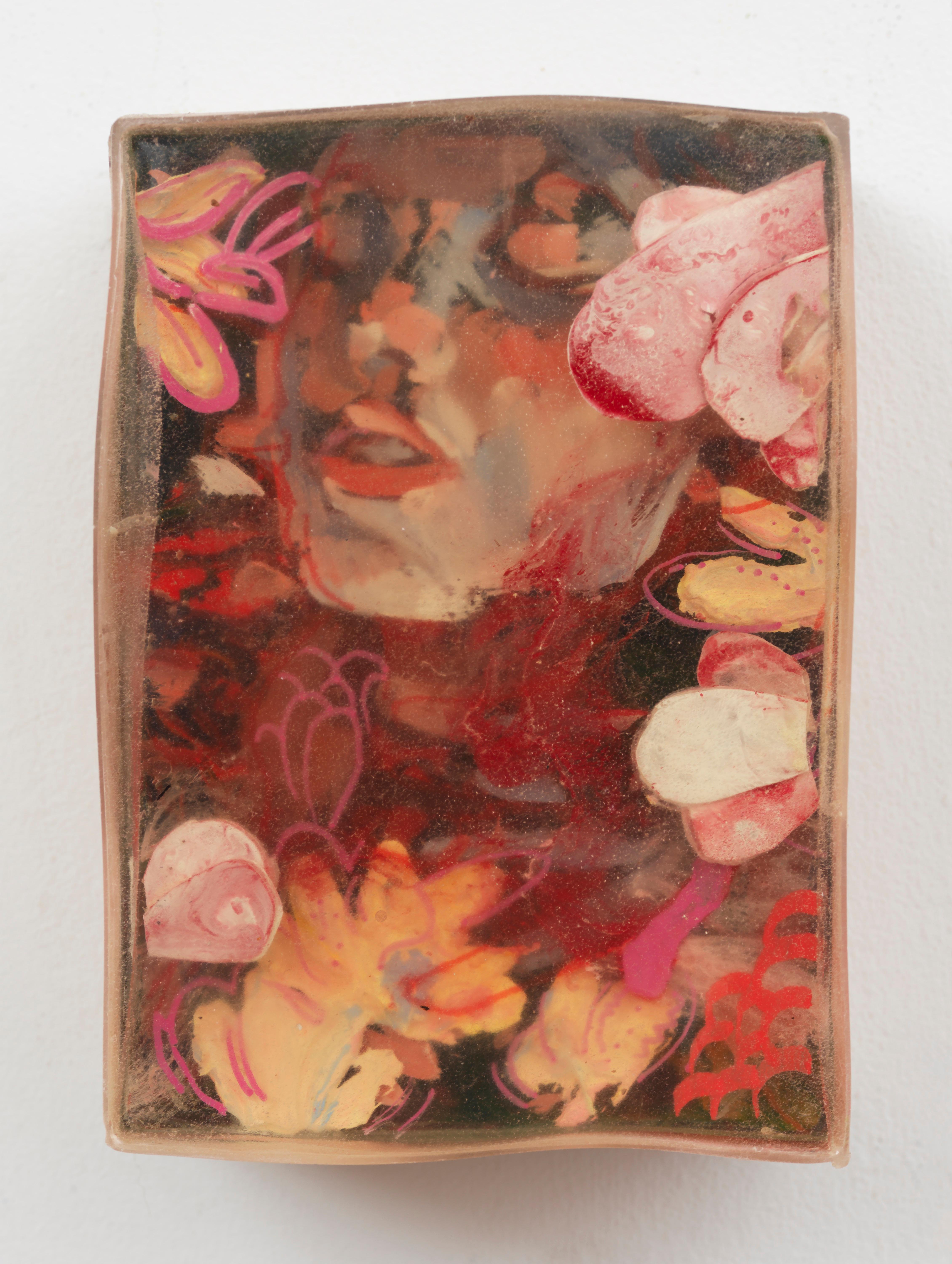 Marc Scheff Emergency Mixed Media Layered Resin Painting For