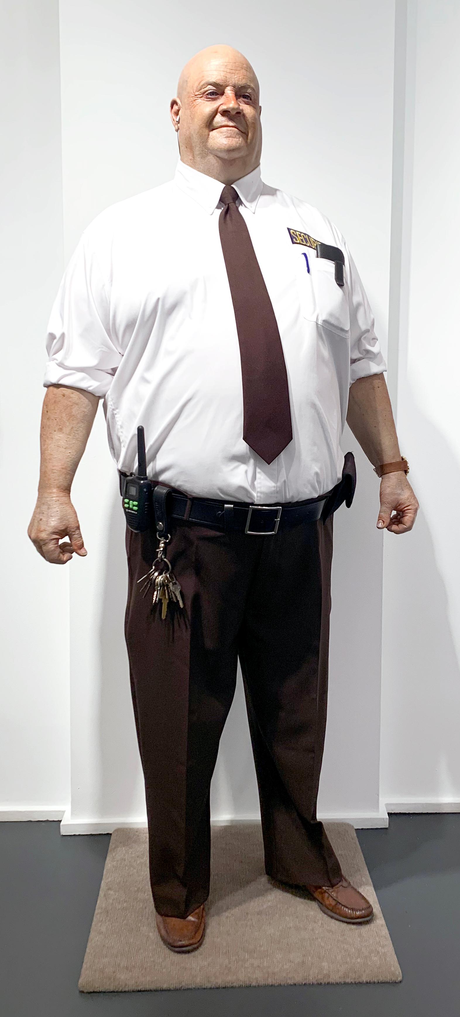 Marc Sijan Figurative Sculpture - Security Guard