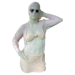 La fille aux lunettes de Marc Sijan  Sculpture en céramique