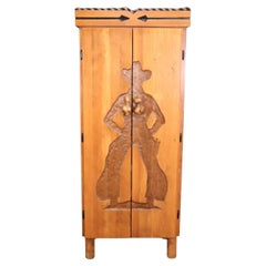 Marc Taggart Entertainment Cabinet TV Armoire with Cowboy