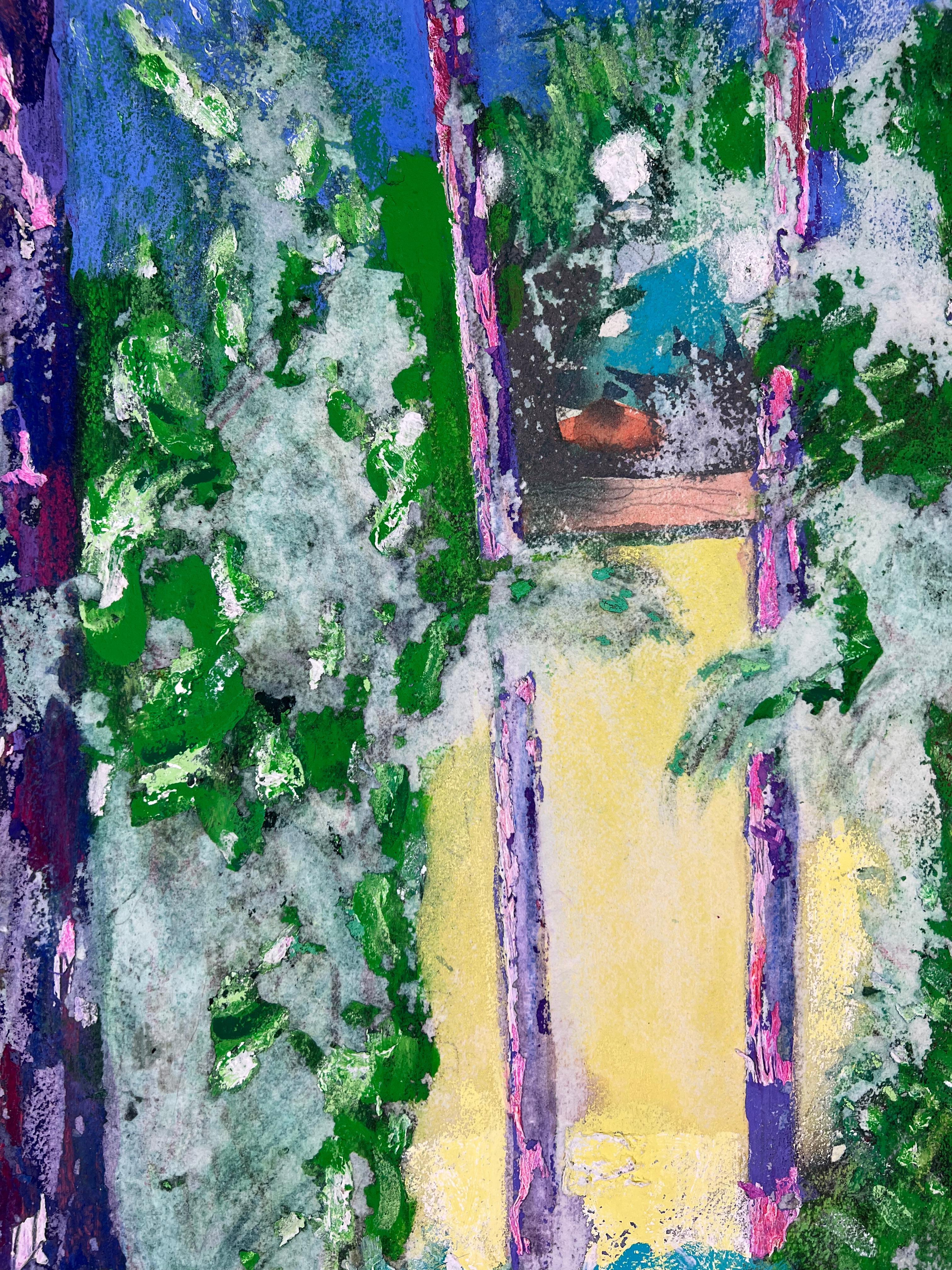 Andalucia 1 – Original Mixed Media on Paper – 19.7 x 15 in For Sale 1