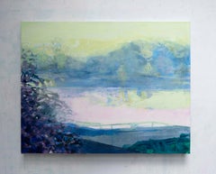 Marc Tanguy - "River", Oil on Canvas, Contemporary Impressionist Landscape, 2016