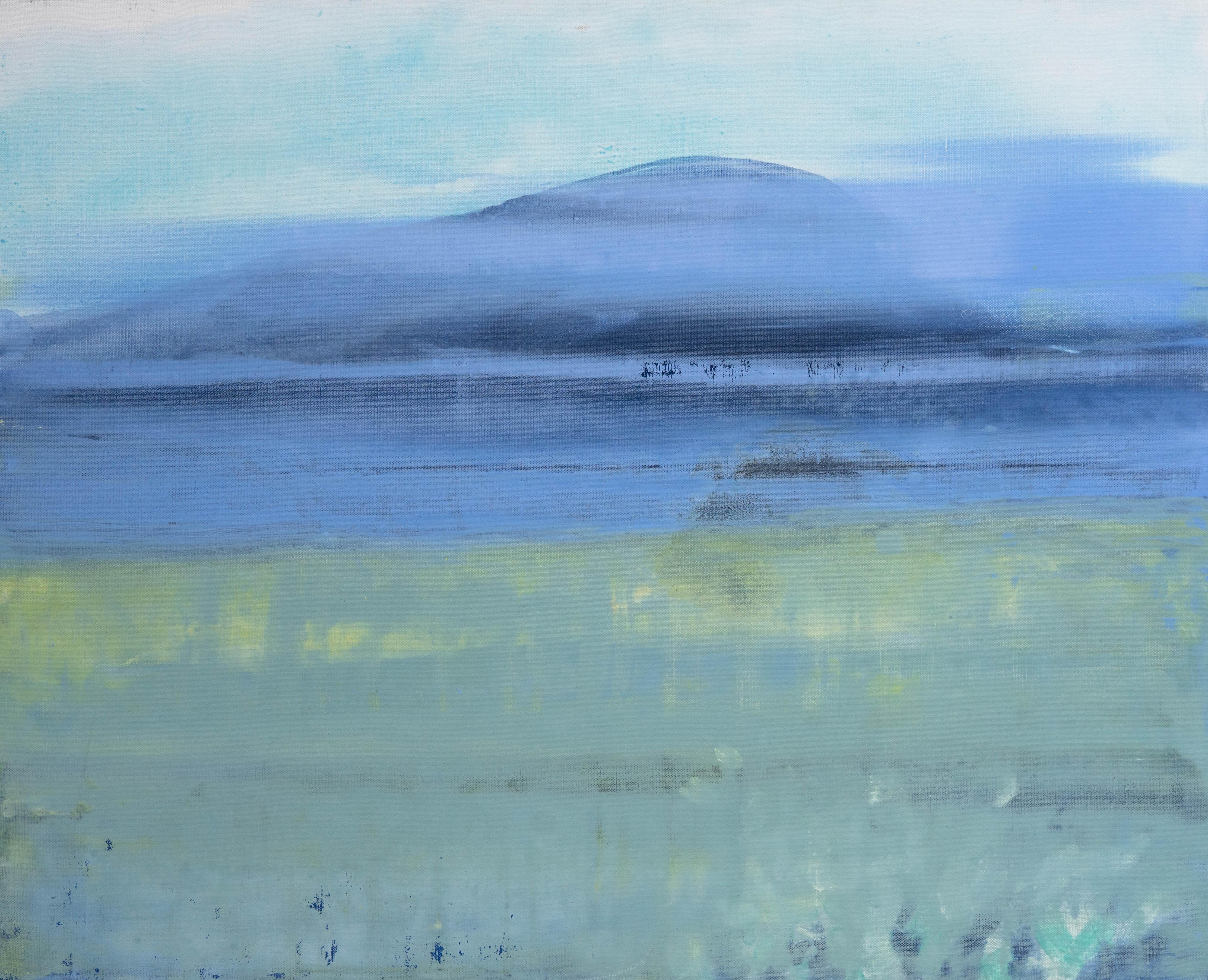 Marc Tanguy - Autour de Dieulefit (II) Huile sur toile, 2017, 31½ × 39⅜ in. (80 × 100 cm)

Autour de Dieulefit II est une peinture de paysage contemporaine de Marc Tanguy, exécutée en 2017. L'œuvre représente la région de Dieulefit dans le