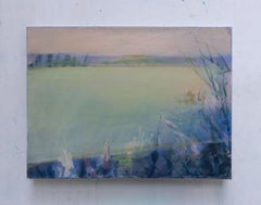 Marc Tanguy - "Lac" Huile sur toile, peinture contemporaine