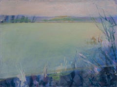 Marc Tanguy - "Lac" Huile sur toile, peinture contemporaine