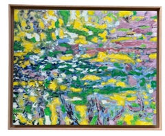 Marc Tanguy - "Paysage d'été" Paysage impressionniste contemporain