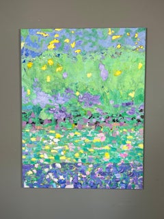 Marc Tanguy - "Lagune vénitienne" Huile et acrylique sur toile, Paysage contemporain