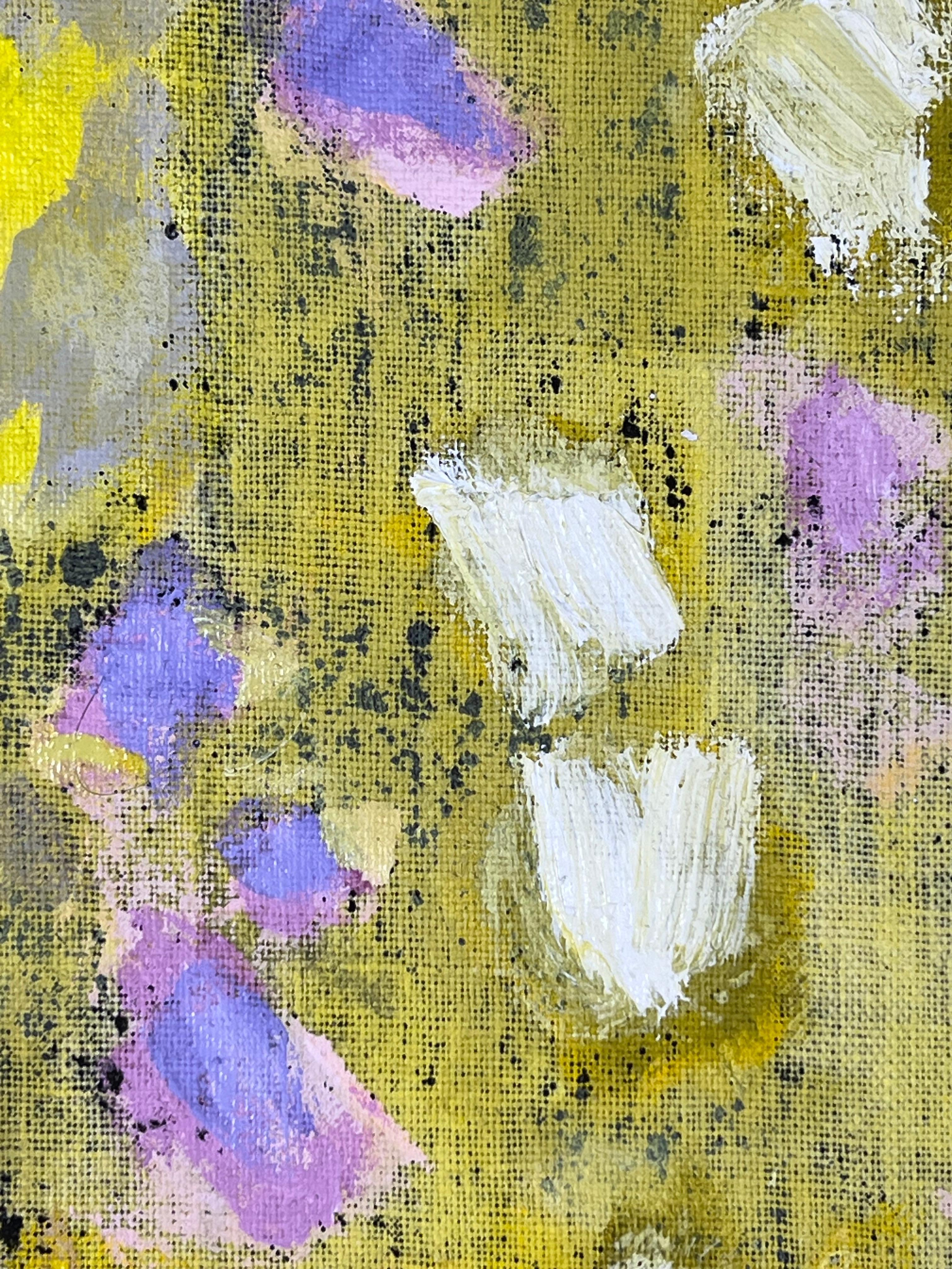 Yellow garden, Oil and Acrylic garden by Marc Tanguy 17