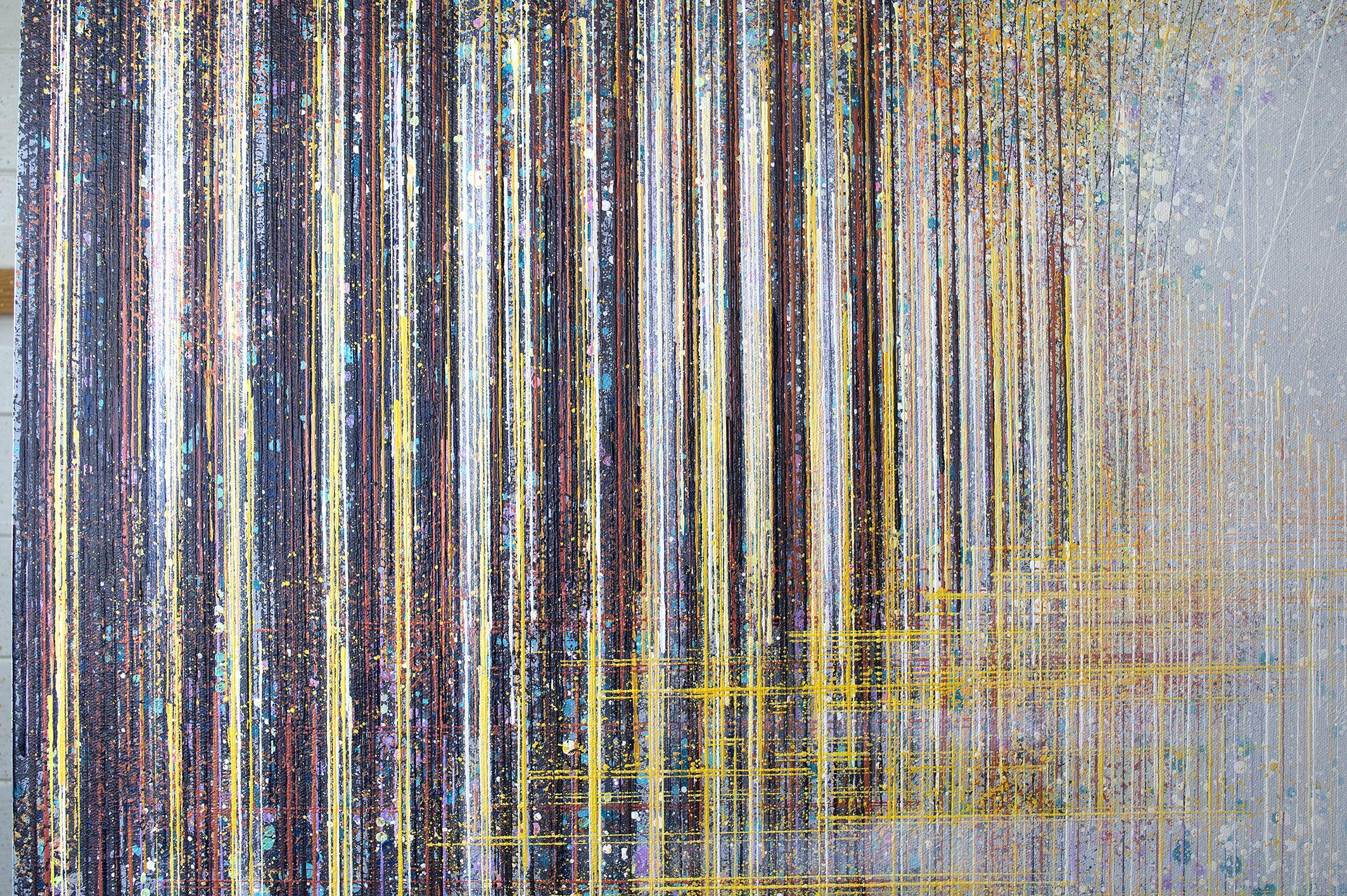 Lakeside Trees At Twilight, Painting, Acrylic on Canvas 3