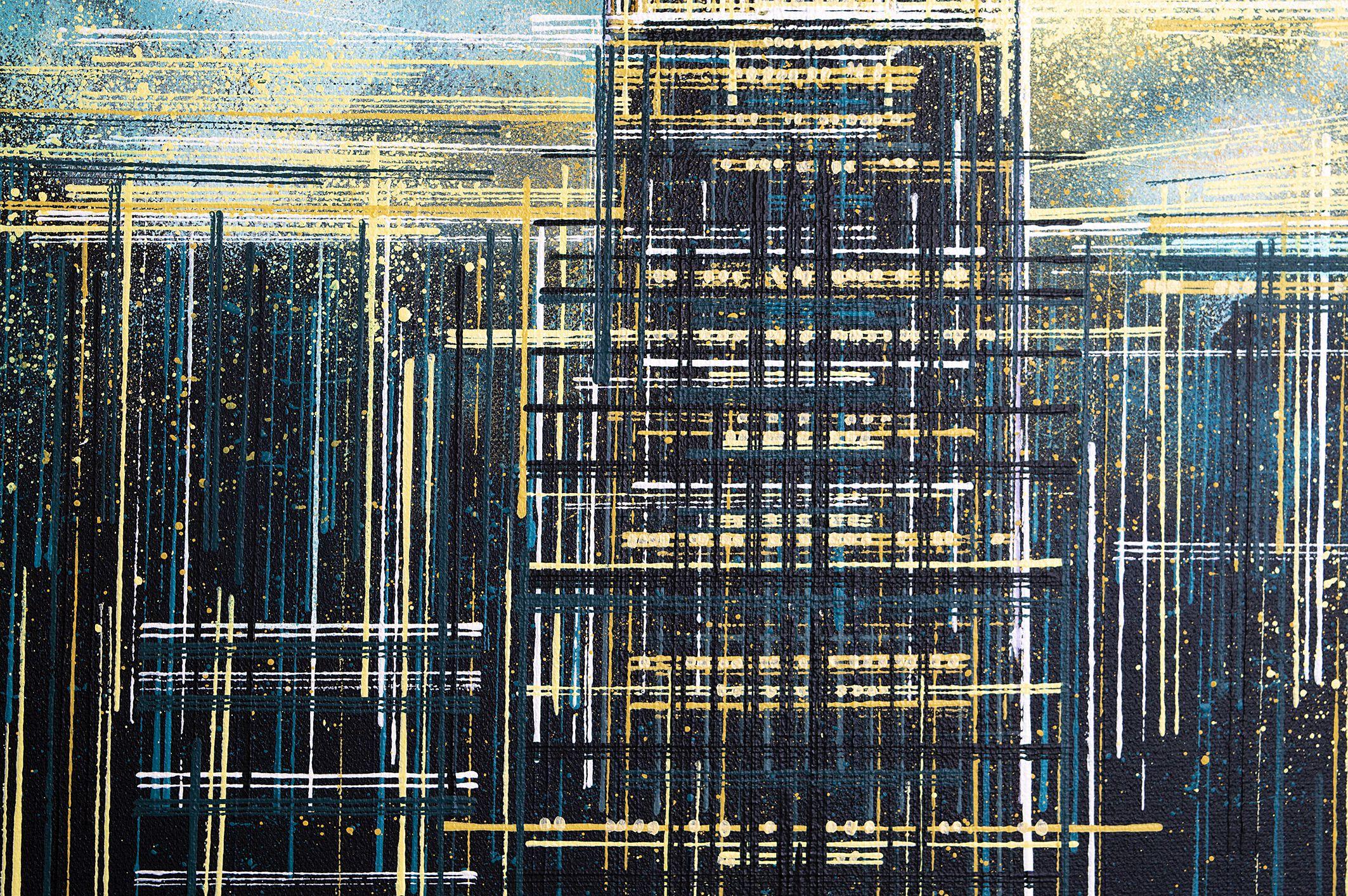 acrylic building painting