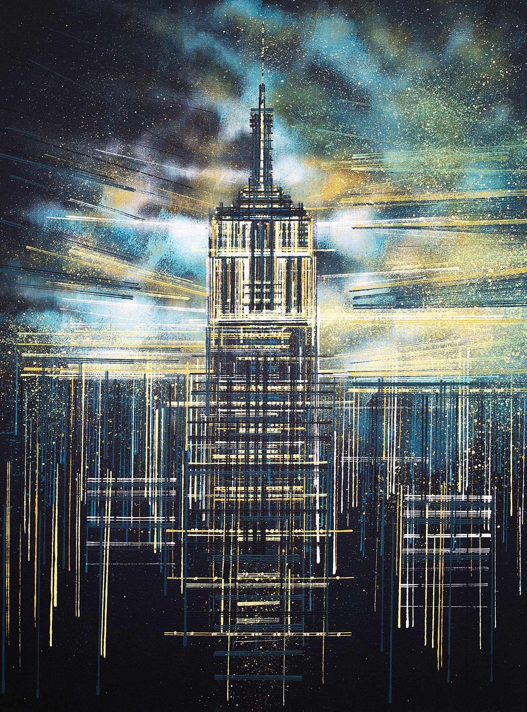cartoon empire state building