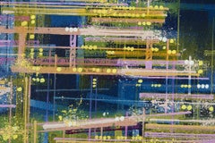 Positano di notte, Pittura, Acrilico su tela