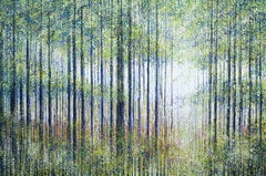 The First Spring Leaves, Painting, Acrylic on Canvas