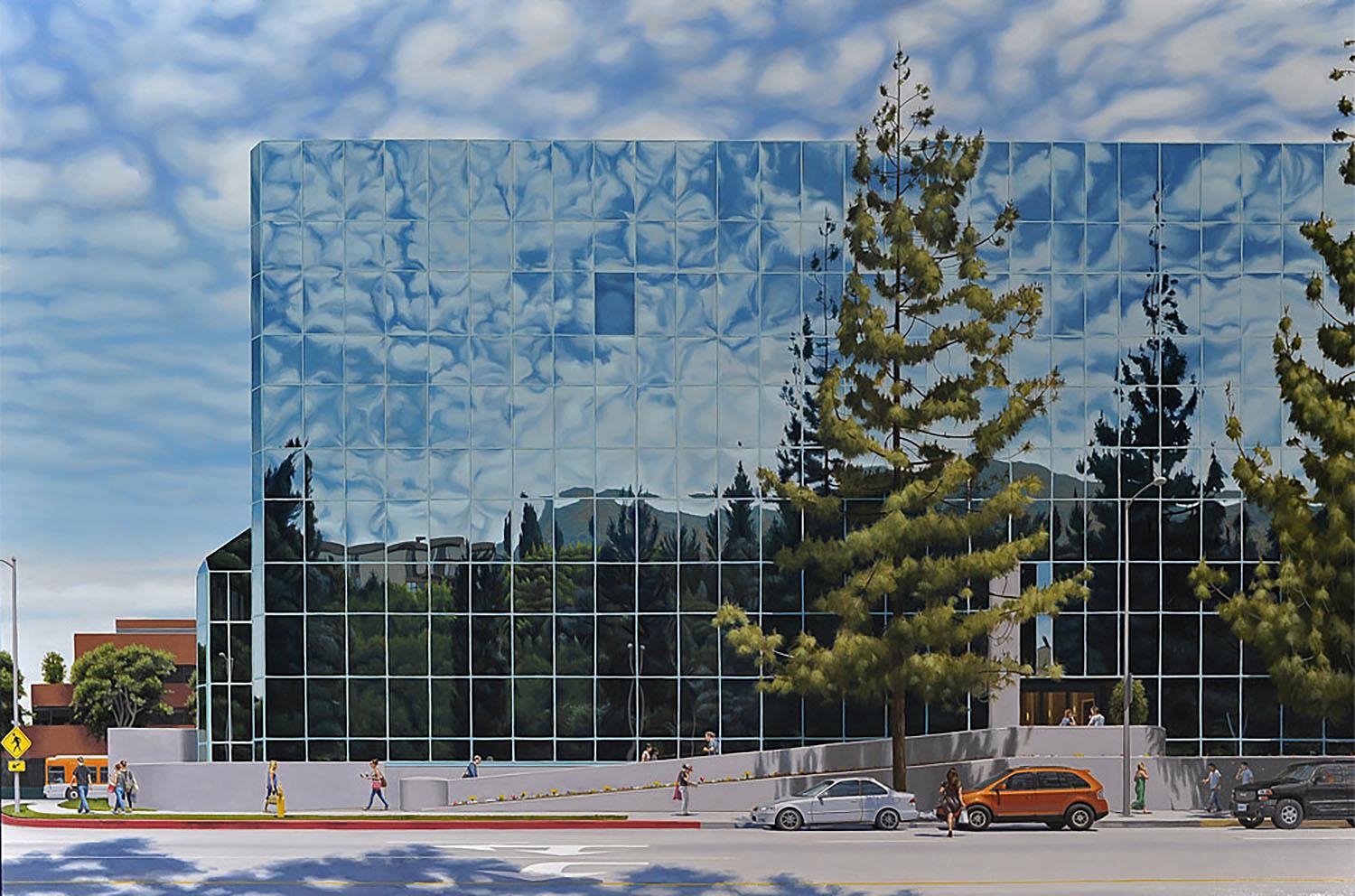 Marc Trujillo Landscape Painting - 3800 Barham Boulevard