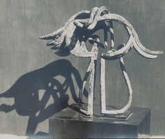 Silber-Gelatine-Fotografie Jacques Lipchitz, Skulptur, signiert, Vintage